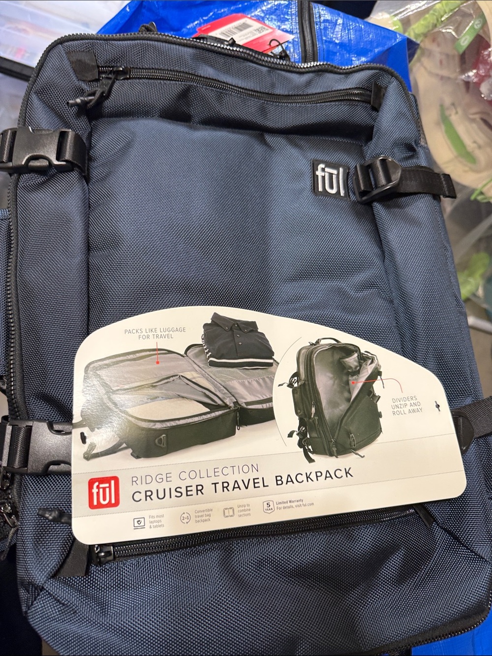 FUL Ridge Collection Cruiser Travel Backpack